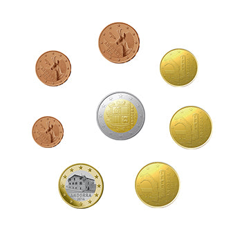 Serie - Andorra de 2014 (6 Moedas)