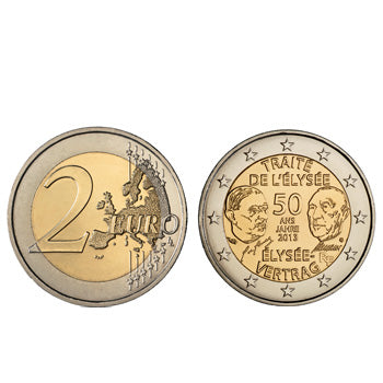 2 Euros Tratado Eliseu França 2013