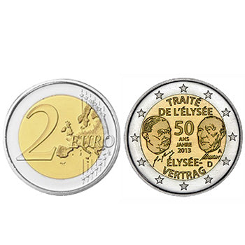 2 Euros Tratado Eliseu Alemanha 2013 F